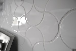 fish scale tiles, The Crux, ogee drop tile