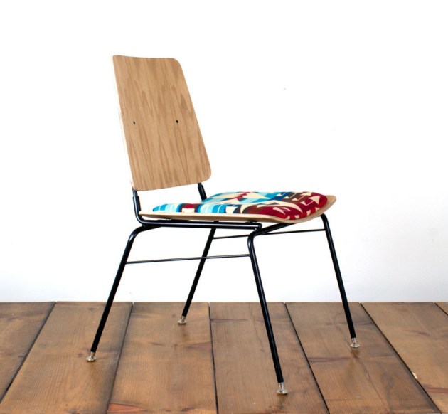 A plywood chair, supposed utilitarian design