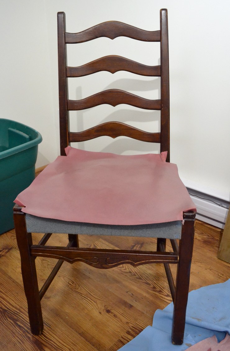 Wood Dining Chair Makeover