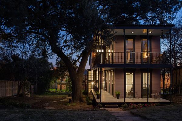 This custom southern-inspired home in Austin Texas is designed with authentic New Orleans southern style in mind. 