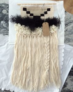 The Crux, textile art, weaving