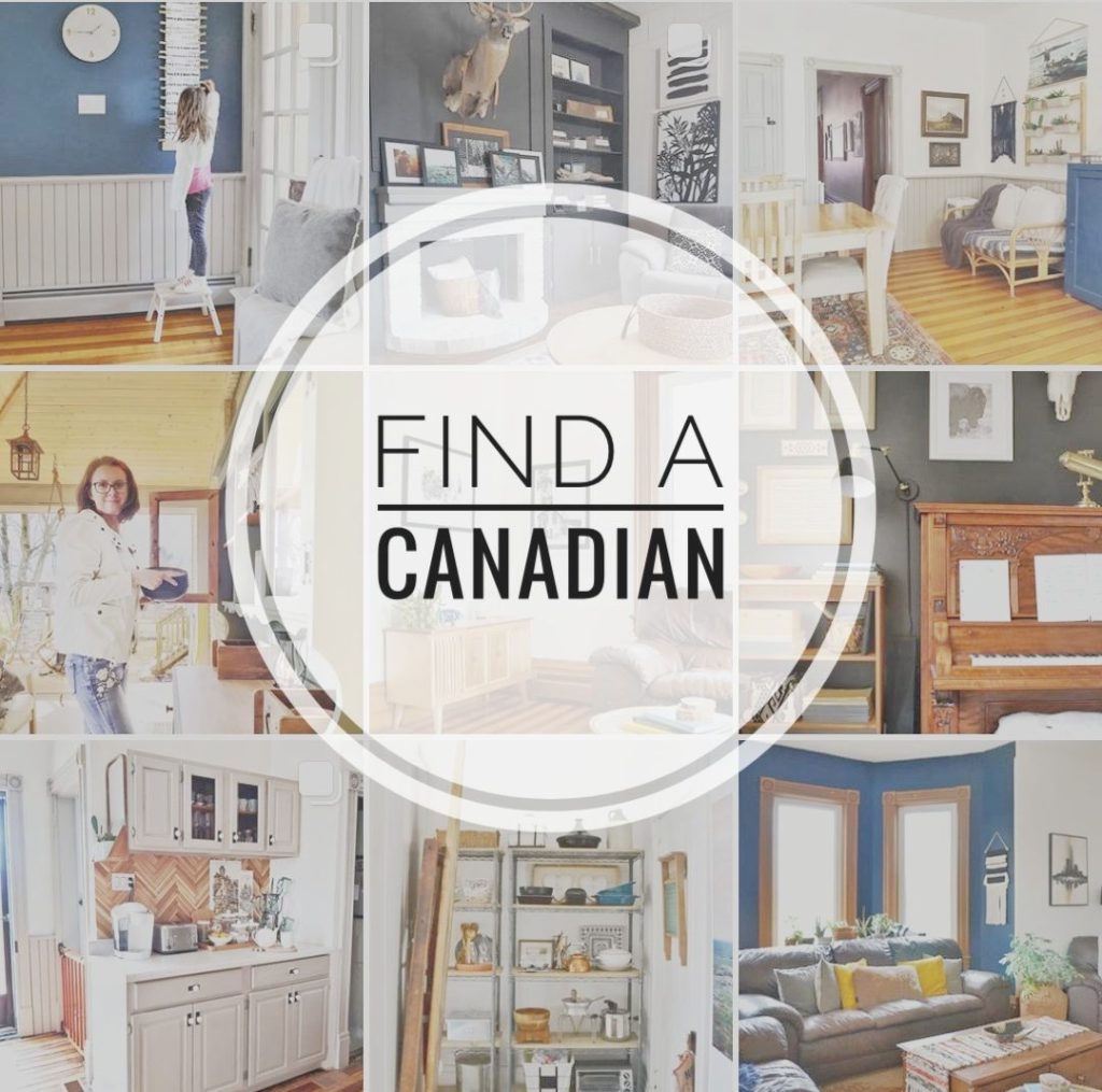 Find Canadian influencers and home decor accounts on Instragram