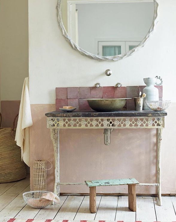 handmade ungrouted tile