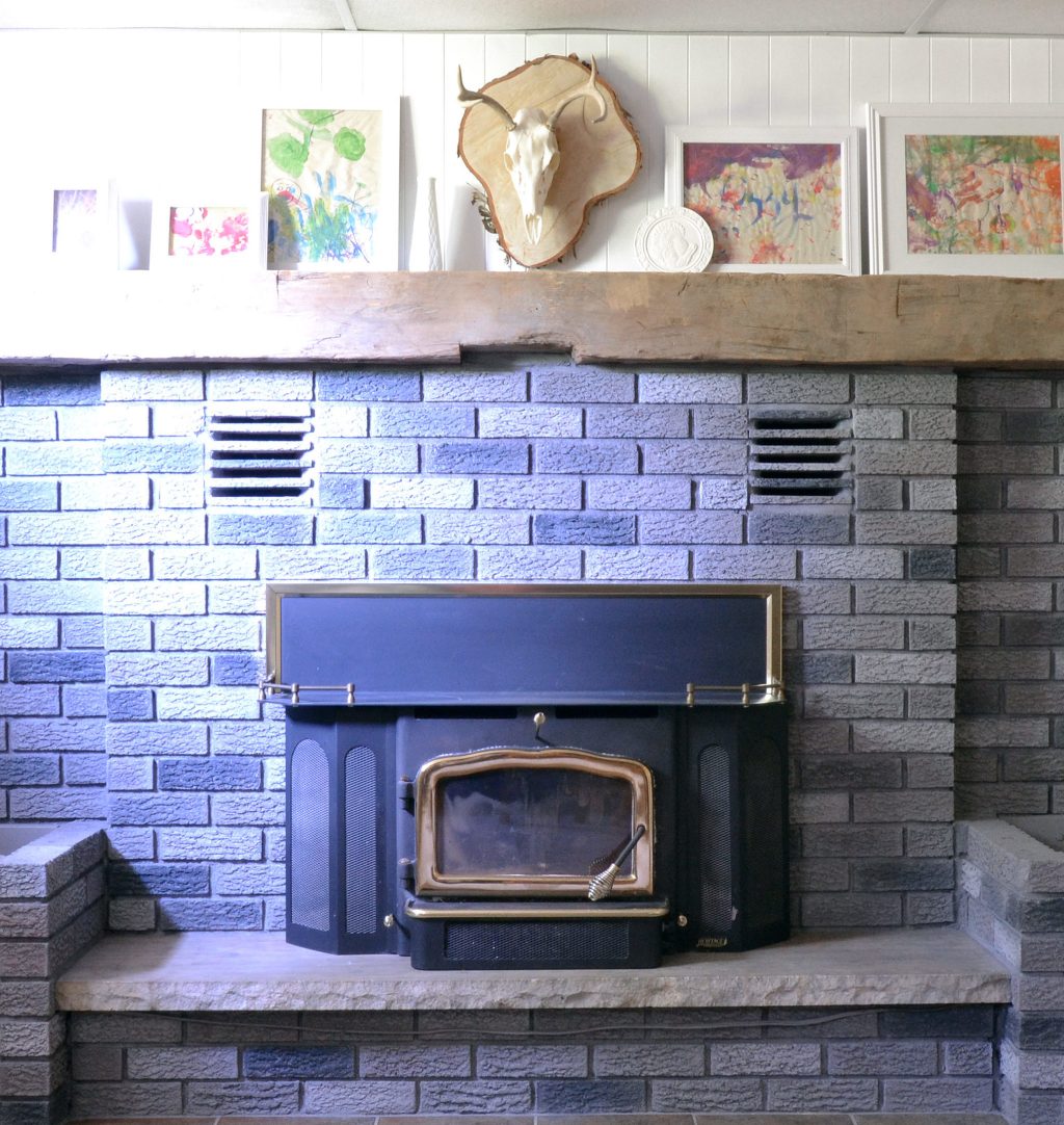 Grey-Washing A Red Brick Fireplace: Before And&nbsp;After